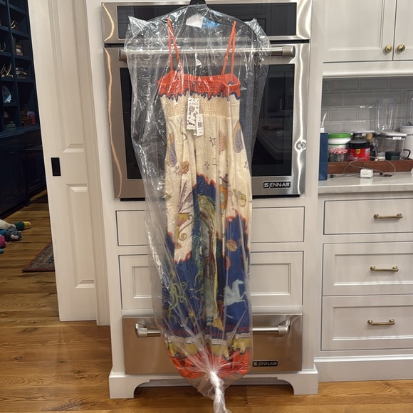 Alemais Surrealist Summer Sundress Midi Sundress - Picture 3 of 3